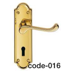 016-Door Lock Gold Finish
