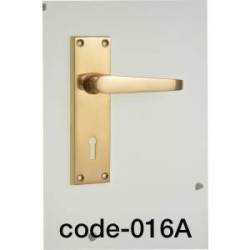 016A-Door Handle No.593 Gold-A38-A50