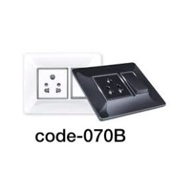 070B-Designer Socket Grey-6amp