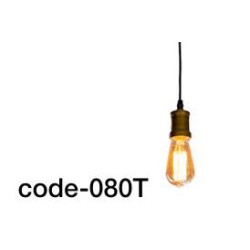 080T-Hanging Light with Bulb-AE90-AG20