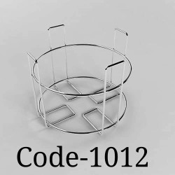 1012-Round Bin Holder (Inox)-D60-D95