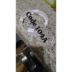 104A-Surface Light Round Ring 6'' Pvc