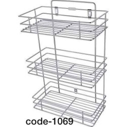 1069-Sterling Pots Cutlery&Spice Rack