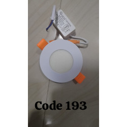 193-Panel Light  3w  Ww Round-A50-A62
