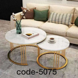 5075-Coffee Table From with Marble