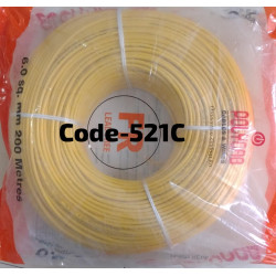 521C-Wire 6mm Yellow