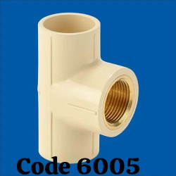 6005-CPVC Brass Tee 15mm
