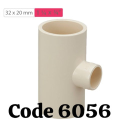 6056-CPVC Tee 32x20mm-A23-A35