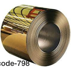 798-PVD Gold Flat Patti 25mm-C38-C70